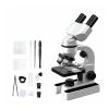 Microscope Binocular Stereo-microscopes 40-1600X Magnification Compound Microscope, for Kids Students Home Education Microscopes view 1