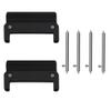 20mm, 22mm, 26mm QuickFit Adapter, Lamshaw Stainless steel Connector Kit Hardware Lugs of Replacment Strap Compatible with Garmin Fenix, Quatix, Tactix, Foretrex, Descent, Enduro, epix Pro Series Smartwatch (Black, 20mm QuickFit Adapter) view 1