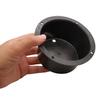 5" Speaker Baffle, Suitable for DIY Bookshelf Speaker Home Audio Systems or Car Speaker Systems with 5" Speaker, Hard Plastic Material, Round, Black Color (Pack of 2) view 4