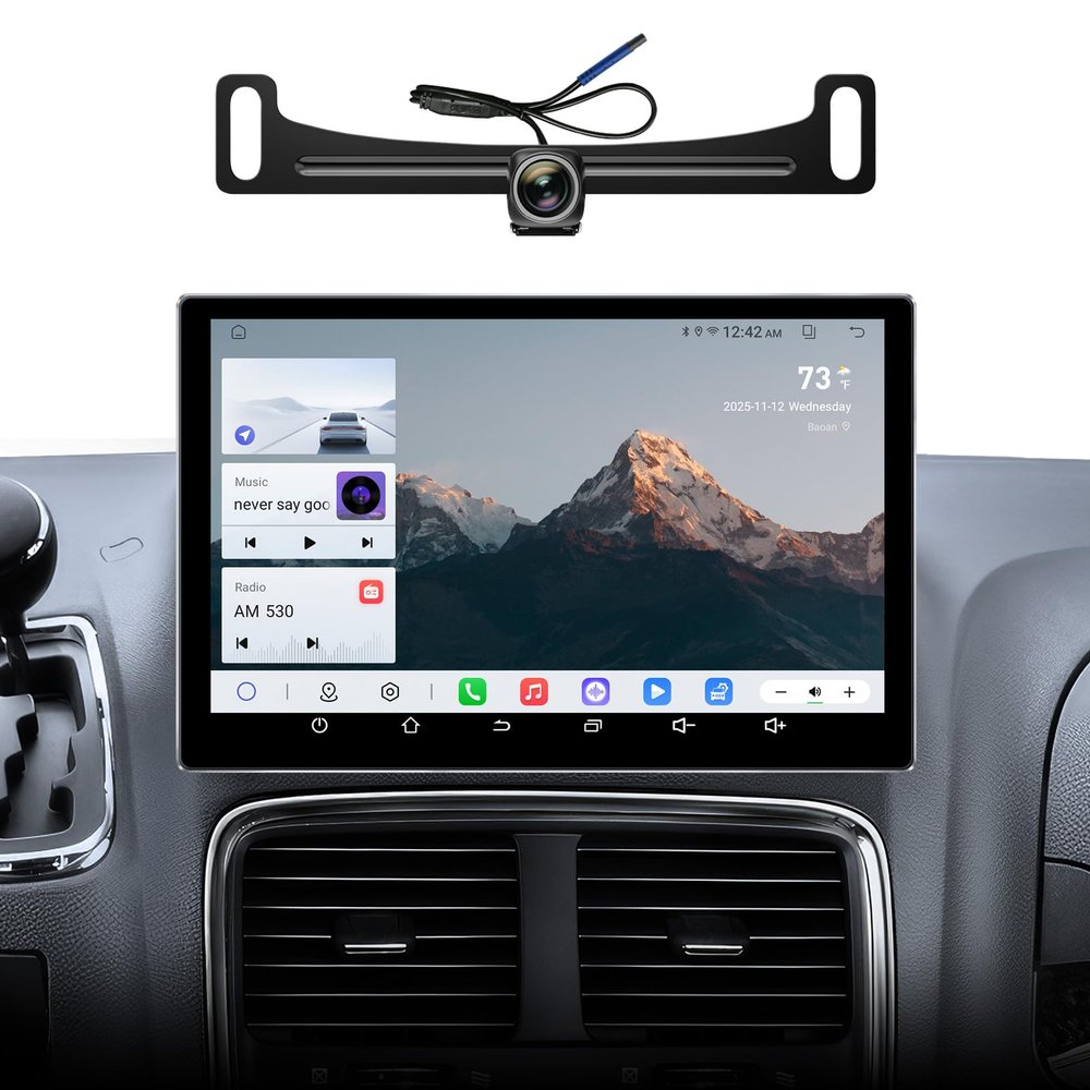 11.5''Car Radio for Dodge Grand Caravan Stereo 2011-2020 Chrysler Town & Country 2012-2016 with Wireless CarPlay & Android AutoFM/AM5G WiFiTouchScreenAndroid 13.04GB RAM + 64GB ROM