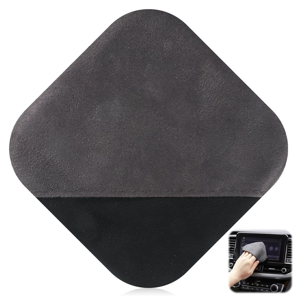 Car Screen Cleaner, Microfiber Auto Screen Cleaning Pad, Square Microfiber Cloth Non-Scratch Auto Touchscreen Cleaning Wipes for Vehicle Dashboard Car Display Interior
