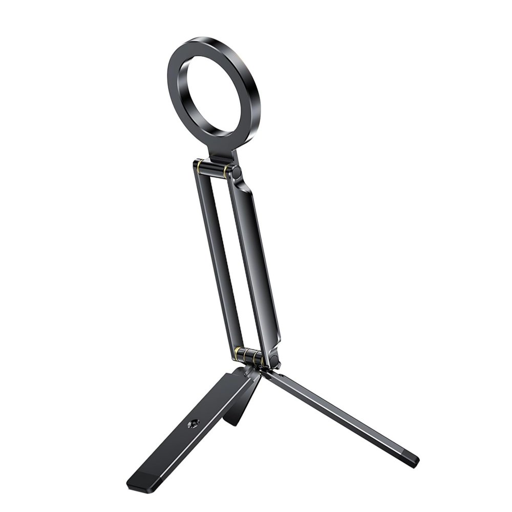 DirectNine Basics Portable Phone Tripod - Foldable Mini Phone Stand With Strong Attachment Ring - Compatible With, Aluminum Alloy Construction