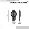 DirectNine Basics Portable Phone Tripod - Foldable Mini Phone Stand With Strong Attachment Ring - Compatible With, Aluminum Alloy Construction view 3