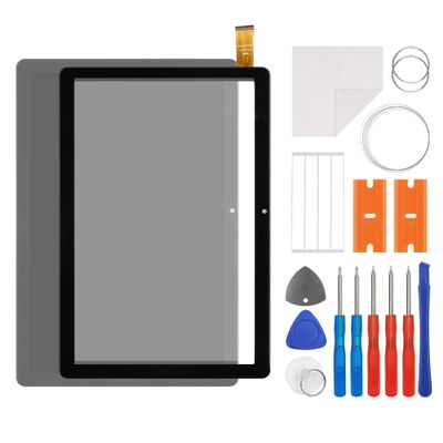 SWARK New 10.1'' Touch Screen Digitizer Replacement for Tablet PC PX101L81A011 with OCA Adhesive Repair Tools Kit-No LCD Screen