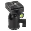 Panoramic Ball Head, 360 Degree Rotating Tripod Head, Metal Ball Head with Quick Release Plate and Bubble Level, 3/8in Thread and 1/4in Screw for Camera, DV, Phone, Telescope, view 4