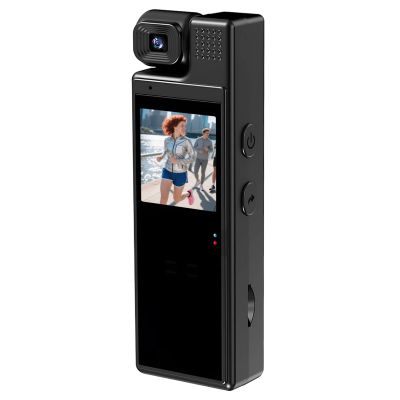 Vestamore L9 Mini Camcorder, Audio and Video Recording, Night Vision, 180 Rotating Lens, Portable Sports Camera