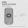 TUSITA S00-02545-00 Quarter-Turn Tab Kit Compatible with Garmin Edge 550 850 1050, MTB GPS, 2-Pack view 3