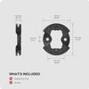 TUSITA S00-02545-00 Quarter-Turn Tab Kit Compatible with Garmin Edge 550 850 1050, MTB GPS, 2-Pack view 4