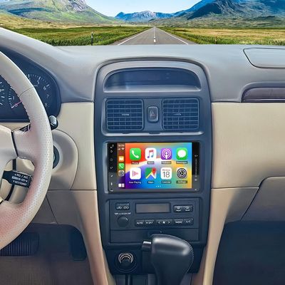4G+64G Android 14 Double Din Car Stereo Radio for Toyota Solara 19992003 Head Unit 7" Touchscreen Car Radio with Wireless Carplay Android Auto GPS WiFi Bluetooth FM DSP SWC Mic Backup Camera