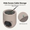 Stand for Meta Display, Silicone Desktop Charging Stand, Stable Wristband Placement Holder Base (Khaki) view 4