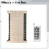 Wireless 8-Channel, 12V Light Switch Remote Control, 656 Ft (200 Meters) Range, Handy Remote, Plastic & Pcb, Circuit Board & Case Included view 2