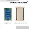 Wireless 8-Channel, 12V Light Switch Remote Control, 656 Ft (200 Meters) Range, Handy Remote, Plastic & Pcb, Circuit Board & Case Included view 3
