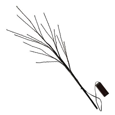 31.5 In Led Birch Tree Branch Light, 50 Warm Lights, Flexible Brown Decor For Home And Party