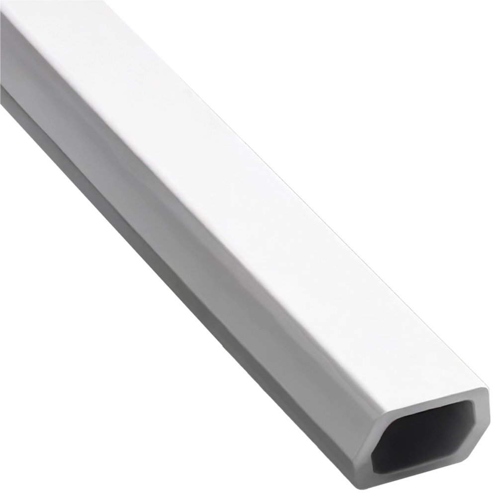 0.6 In Cable Channel Gray, Floor Cord Protector, Adhesive Wire Management For Home, Office