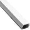 0.6 In Cable Channel Gray, Floor Cord Protector, Adhesive Wire Management For Home, Office view 1