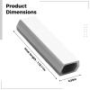 0.6 In Cable Channel Gray, Floor Cord Protector, Adhesive Wire Management For Home, Office view 3