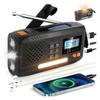 Emergency Crank Radio,NOAA Weather Alert,Solar Portable AM/FM,7400 mWh view 1