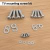 24 Pcs Universal TV Mounting Hardware Kit, Stainless Steel Screws Washers, Mounting Screws Hardware Kit, Wall Mount Screw, Spacers Bolts Accessories for TV and Monitor Mounts (4 Style) view 3