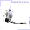 Ender 5 S1 Hotend Kit With Bimetal Throat, 24V 60W, High Temp 572 /300 , Assembled Extruder Replacement For 3D Printing view 3