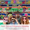 DirectNine Basics Cinco De Mayo Party Photo Booth Kit, Mexican-Themed Photography Backdrop & Props, Celebration Decorations Set view 3