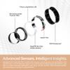 omni health Ring Smart Ring AI Health Tracker for Women Men Fitness/Stress/HR Tracker,Sleep/Exercise Monitoring,iOS & Android Compatible view 3