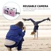 Reusable Film Camera with Built Flash Classic Retro Style Shoot for Low Light Material Design Compact and Easy to Use for Travel and view 4