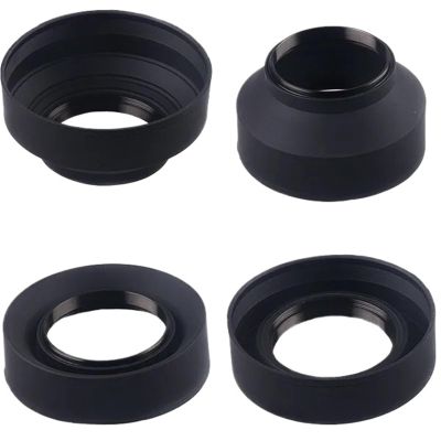 62mm 3-Stage 3 in1 Collapsible Rubber Foldable Lens Hood 62mm DSIR Lens for Canon for Nikon Camera Excellent