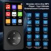 128GB MP3 Player with Bluetooth 5.3, Ninsiden 1.8-Inch Music Play Built-in HiFi Speaker,Portable MP4/MP3 Player for Kids with Music,Video,FM Radio, E-Book Reader, Voice Record, Photo Viewer, Black view 2