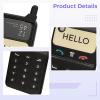 3D Retro Cute Case For Z Flip 6, Big Design, Silicone Black, Full Protection, Scratch Resistance view 4
