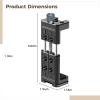 Metal Phone Clamp Universal For Tripod, Power Bank Adjustable Holder Camera, Bank Power Compatible With, Screw 1/4 Mount, Alloy Black Aluminum, Photography Ideal And Videography For view 3