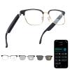 AI Smart Glasses, Bluetooth Audio Glasses with Real-Time Translator for 164 Languages, No subscription for APP, Photochromic Lens, Spring Hinges, Bluetooth Glasses for Travel/Work/Study(Gold) view 1