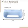Silicone Case For Soundlink Flex With Carabiner And Shoulder Strap, Protective Eva Bag In Slate Blue, Shockproof And Dust Resistant view 3