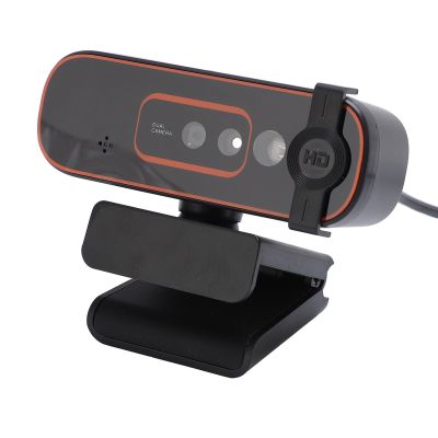 ASHATA 1080P Webcam Computer Camera, 30fps Facial Recognition Computer Camera, Privacy Cover, Noise Canceling Microphones Laptop Webcam, for Video Conferencing Live Streaming