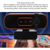 ASHATA 1080P Webcam Computer Camera, 30fps Facial Recognition Computer Camera, Privacy Cover, Noise Canceling Microphones Laptop Webcam, for Video Conferencing Live Streaming view 2