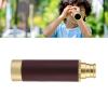Vikye Retro Pirate Telescope, Zoomable 25x30 Portable Collapsible Handheld Telescope, Vintage Monocular for Camping Boating (25x30) view 4