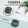 for AirPods 4 Case with Secure Lock,Automatic Magnetic Lock with Phone Holder Function,Shockproof Hard Protective Cover Cleaner Kit for Apple AirPod 4th Generation Case 2024(Dark Green-A) view 3