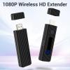 Bewinner Wireless Extender, 5.8G 50m 1080P 60Hz HD Video Audio Transmitter Receiver Kit with Stable Signal, for PC Laptop TV Projector view 2