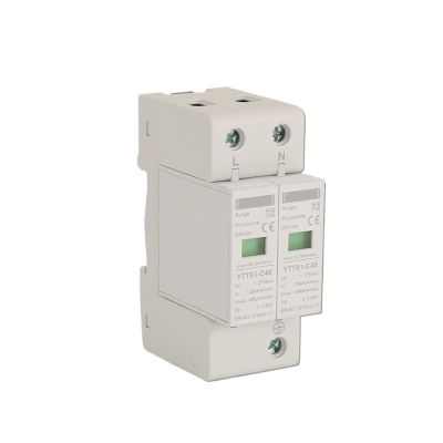 YTTS1-C40 SPD 2P 275V AC 40KA Surge Protector Lightning Protection Surge Arrester Surge Protective Device