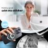 6 Pieces Decorative Cell Phone Stickers, Protection Stickers for Cell Phone Tablets Laptops Computer WiFi Printer TV Electronic Devices-Silver view 3