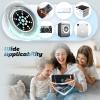 6 Pieces Decorative Cell Phone Stickers, Protection Stickers for Cell Phone Tablets Laptops Computer WiFi Printer TV Electronic Devices-Silver view 4