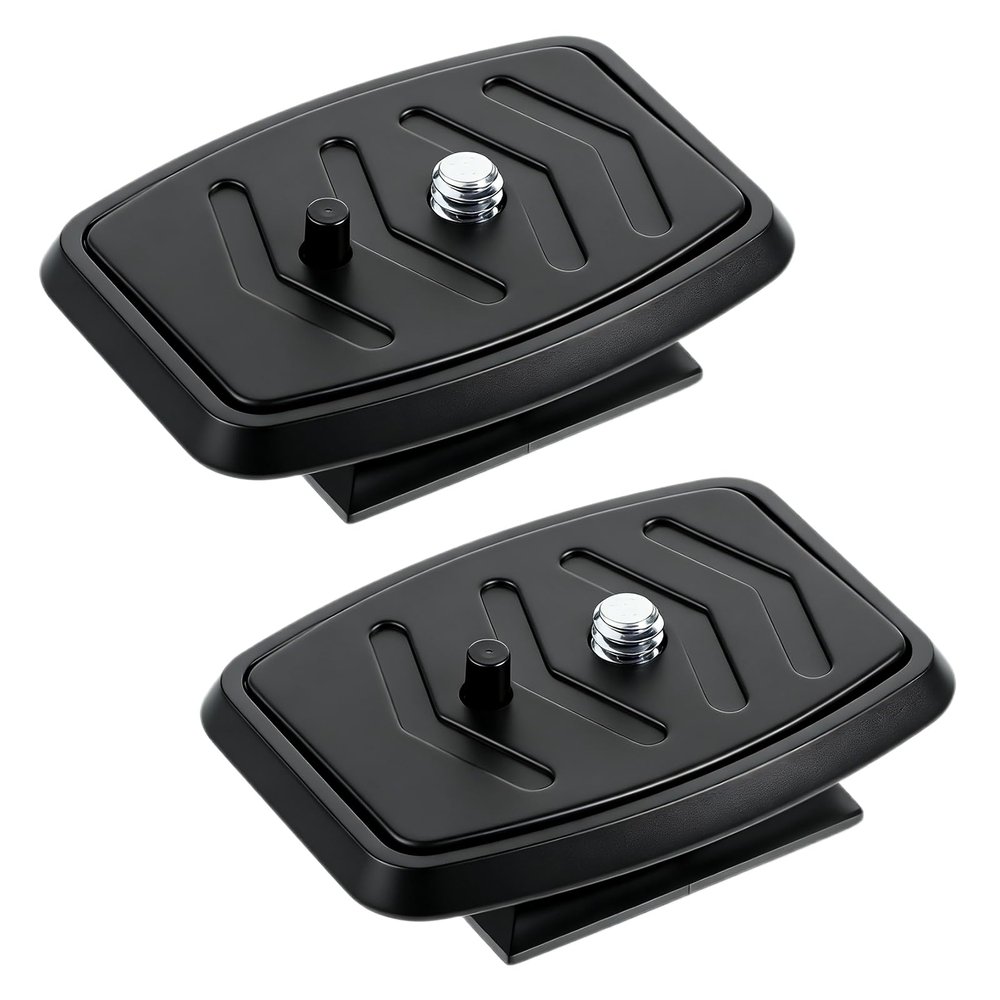 Bruislard 2 Pcs 35mm Tripod Quick Release Plate Camera Tripod Mount Adapter Camera Mounting Adapter Parts Replacement Cameras Mounting Ball Head Parts for Cameras Photography Equipment Mount
