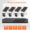 AKAVIG 4CH 4MP Wireless WiFi Security Camera System with 4 Solar Power Cameras, Home CCTV Surveillance NVR Kit with Two Way Audio, Color Night Vision, for Indoor and Outdoor view 2