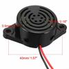 5Pcs Industrial Electronic Buzzer with Continuous Sound, Operating Voltage from DC 3V to 24V at 100dB view 3