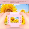 Bewinner 1080P Instant Print Camera for Boys Girls, Front Rear Selfie Digital Camera with 2.4 Inch Screen, Kids Instant Print Camera 180 Degree Rotating Lens for Travel (Pink) view 3