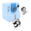 Bewinner 1080P Instant Print Camera for Boys Girls, Front Rear Selfie Digital Camera with 2.4 Inch Screen, Kids Instant Print Camera 180 Degree Rotating Lens for Travel (Blue) view 1