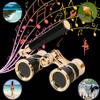 Yourelexit Opera Glasses Binoculars 3X25 Lorgnette Theater Glasses Optical BK9 Mini Compact Lightweight Built-in Foldable Adjustable Handle Vintage for Adults Women in Musical Concert Cinema view 2