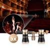 Yourelexit Opera Glasses Binoculars 3X25 Lorgnette Theater Glasses Optical BK9 Mini Compact Lightweight Built-in Foldable Adjustable Handle Vintage for Adults Women in Musical Concert Cinema view 4