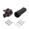 1/2/5/10/20 Sets 3 Pin 12110192 12065287 12078090 Automotive Oil Fuel Pressure Plug 0441004 Series Socket(1 Set Male Female) view 1
