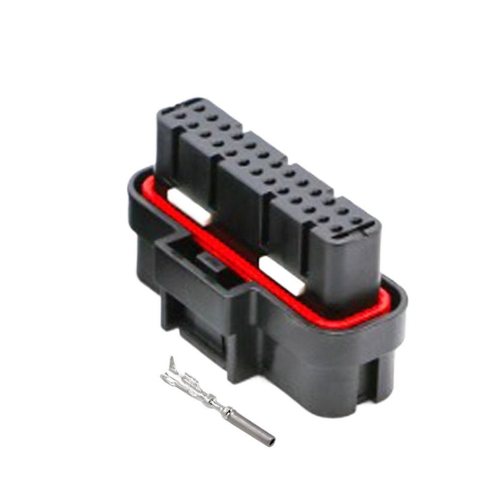 1/5/10/20 Sets 26 Pin 6473711-1 Two Row Sealed PCB Male Female Connector 1473712-1 Computer ECU Auto Plug(1 Set 26p Female)