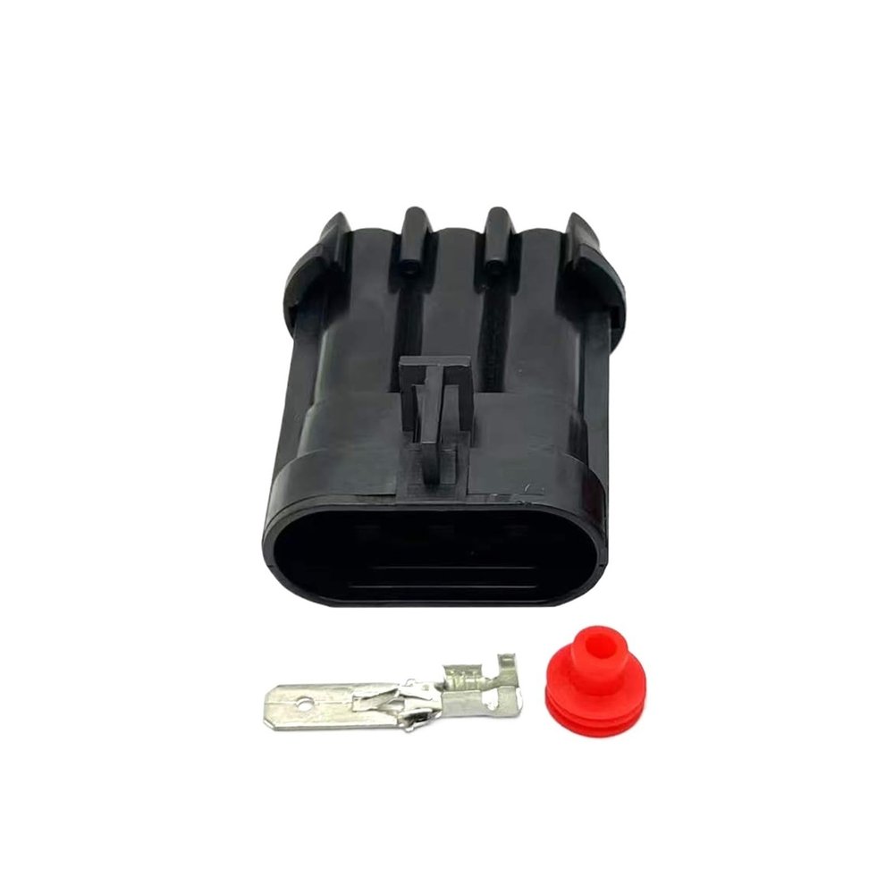1/5/10/20 Sets 3 Pin 12124686 12124685 Blower Connector Radiator Fan Motor Cooler Fan Socket for(20 Sets Male)
